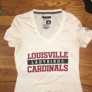 Louisville Ladybird White Adidas Climacool V-Neck